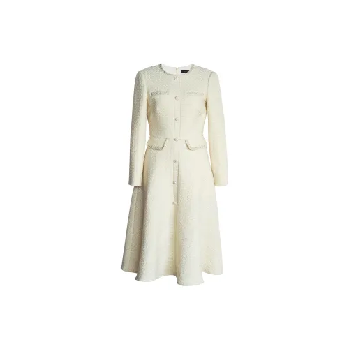 ROEYSHOUSE Long-Sleeved Dresses Women's Ecru