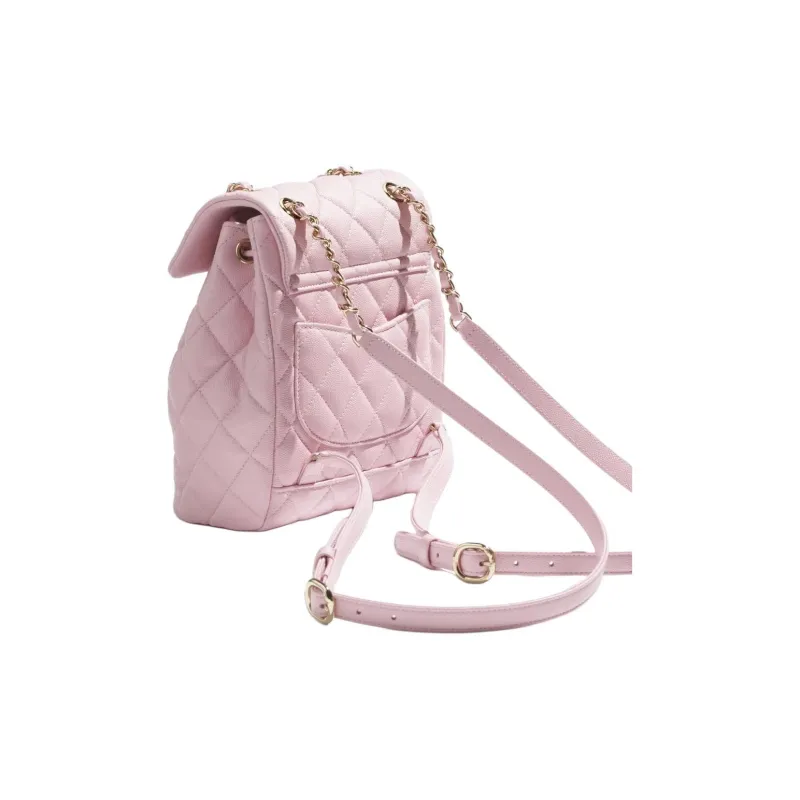CHANEL Bright Grain Calfskin Backpack Women's Pink-2