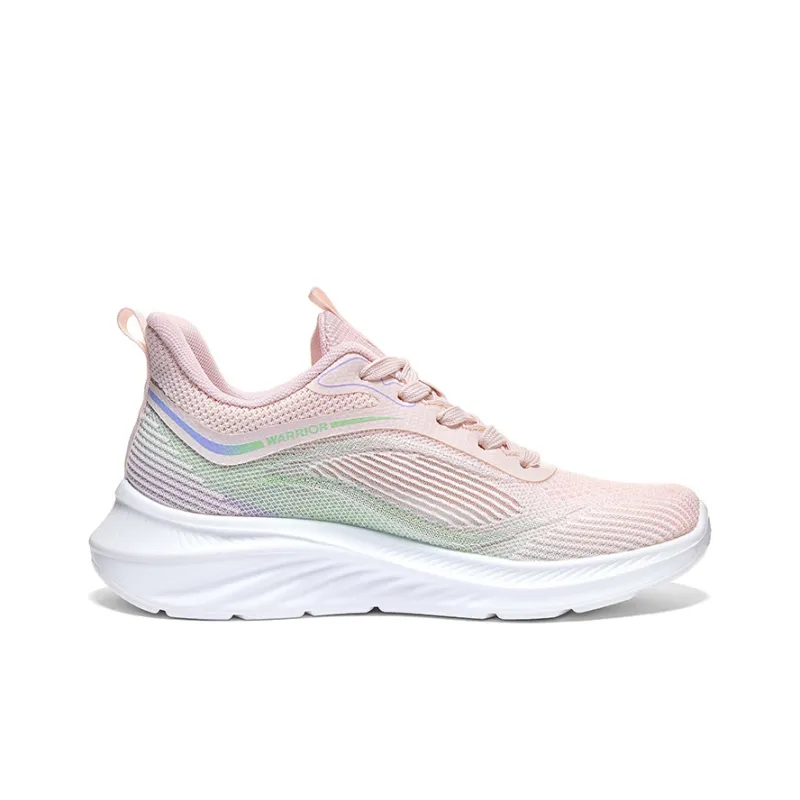 Warrior Breathable Lightweight Low Top Casual Running Shoes Women's Pink-2