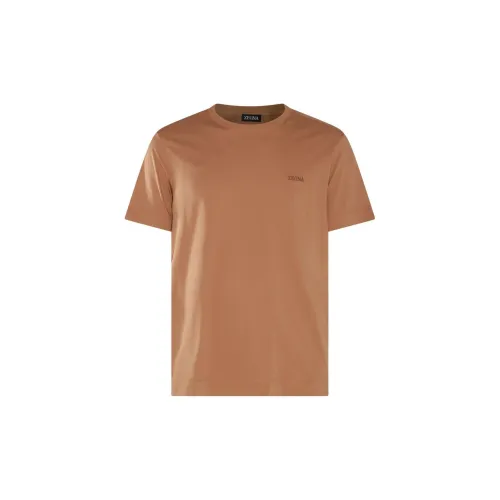 Ermenegildo Zegna T-Shirts Men Brown