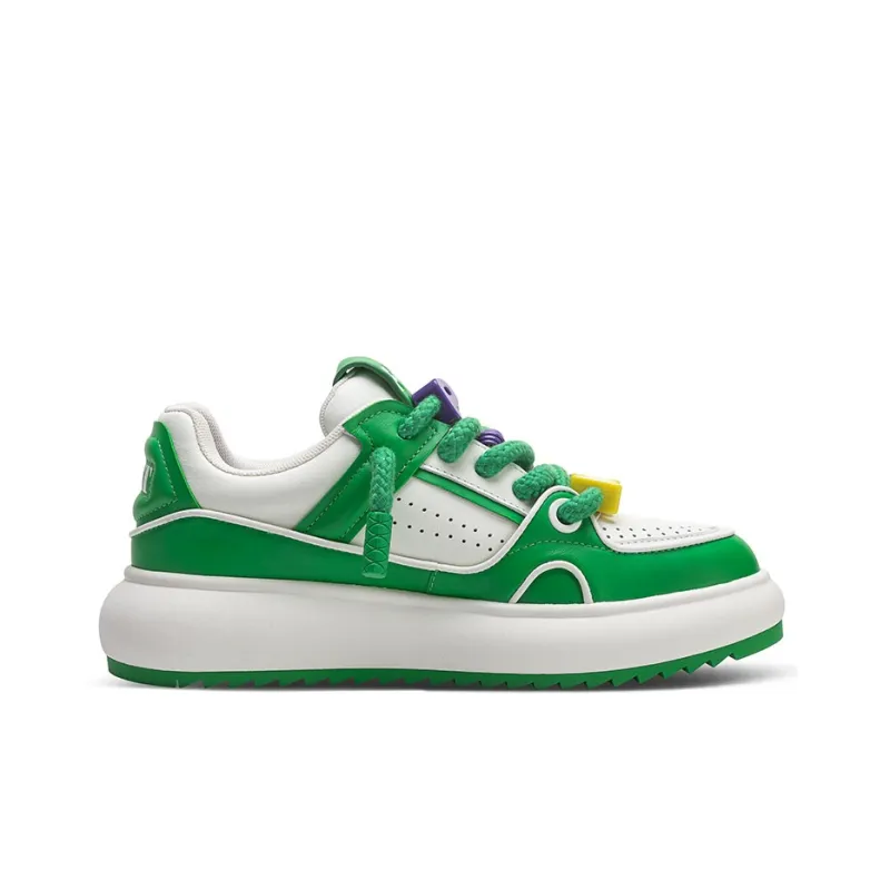 PMT Wear-Resistant Lightweight Height Increasing Low-Top Skateboard Shoes Unisex-23
