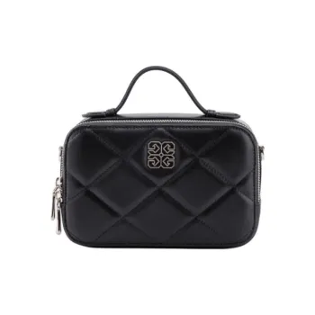 HONGU Cow Leather Camera Bag One Shoulder Handbag Regular Women's Multicolor