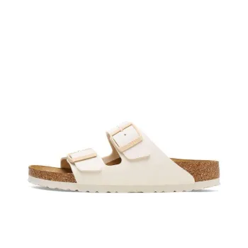 Birkenstock Slide Slippers Unisex Eggshell Color Regular