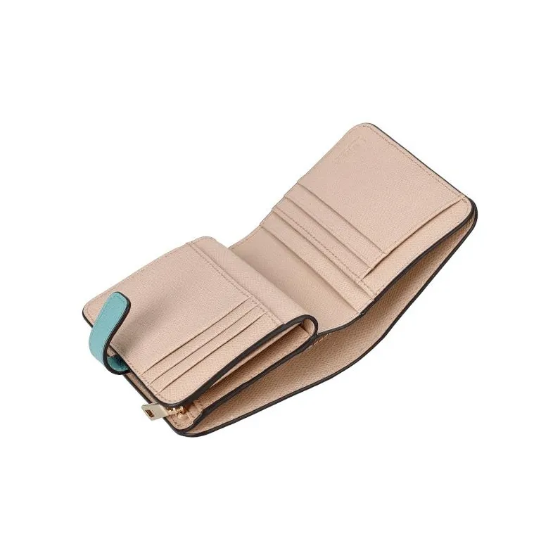 Furla Leather Wallet Mini Women's Blue-3