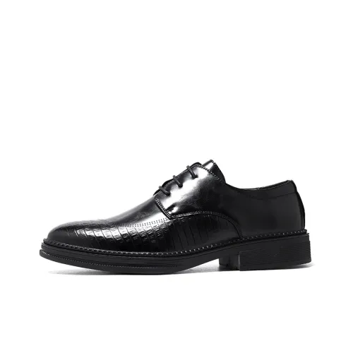 DOUBLE STAR 88 Dress Shoes Men Low-Top Black