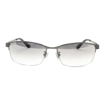 Police Titanium Irregular Shape Sunglasses Unisex Gray