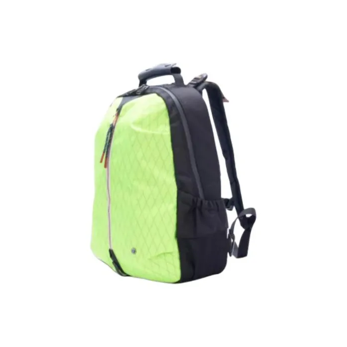 FREQUENTFLYER Nylon Backpack Large Size Unisex Neon Yellow-1