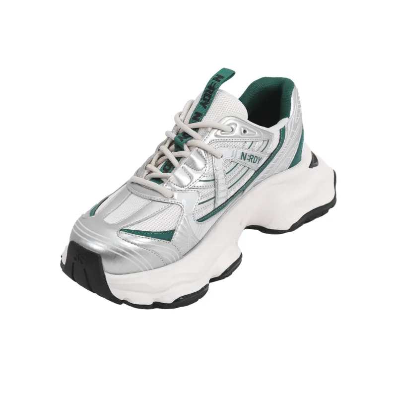 NERDY Low Top Chunky Sneakers Women's Green-1