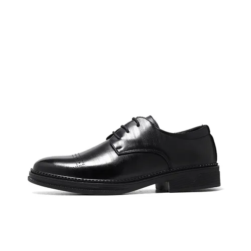 DOUBLE STAR 88 Dress Shoes Men Low-Top Black