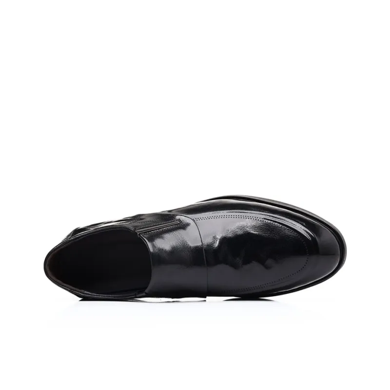 YEDANI Dress Shoes Men Low Top Black/Brown-1