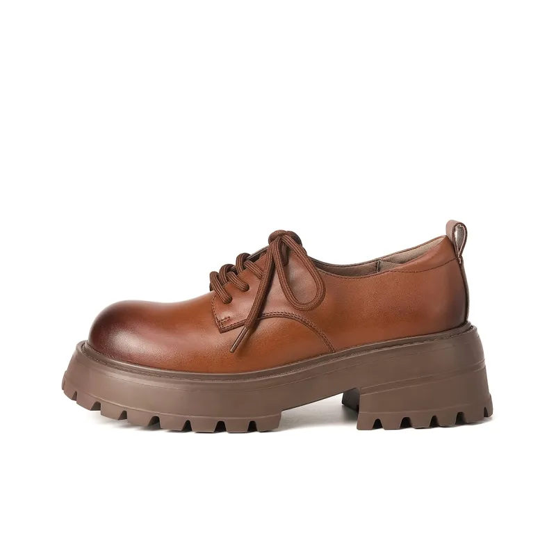 PIERCE GENTRY Loafers Women's Black/Light Coffee-7