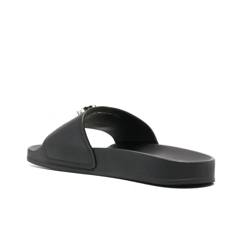 DSQUARED 2 Logo Plaque Slip On Slides Women's-4