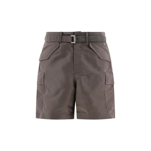 Sacai Casual Shorts Men Gray