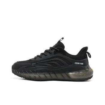 CEDAR HAN Casual Shoes Unisex Low Top Black