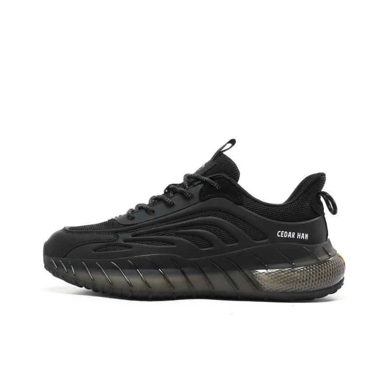 CEDAR HAN Casual Shoes Unisex Low Top Black-0
