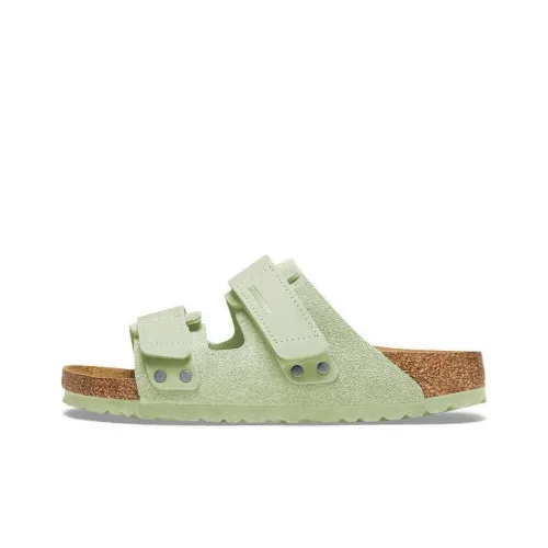 Birkenstock Slide Slippers Unisex Yellow Green Regular