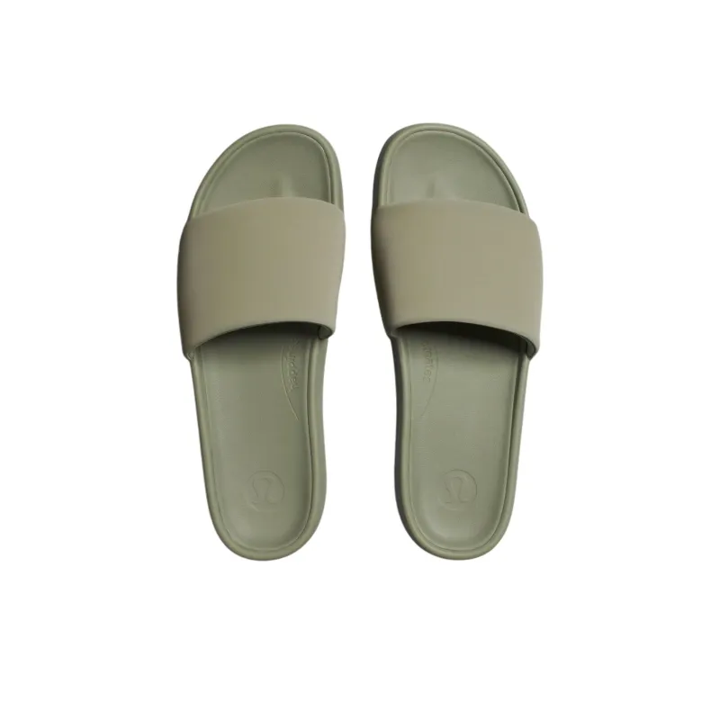Lululemon Restfeel Slide Slip Resistant Slide Slippers Men's Green-3