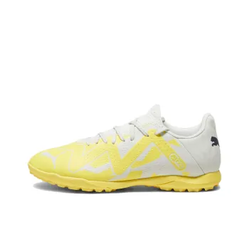 PUMA Future Play TT Rubber Broken Studs Slip Resistant Soccer Shoes Men's Yellow White