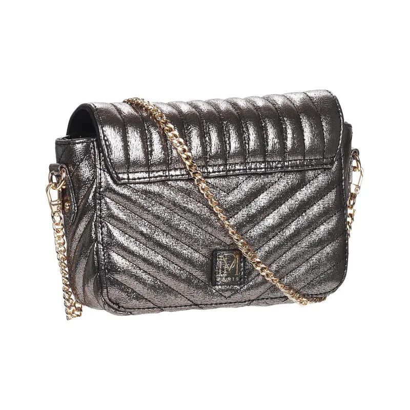 Petite Mendigote Cow Leather Crossbody Bag, Shoulder Bag Women's Gray-1