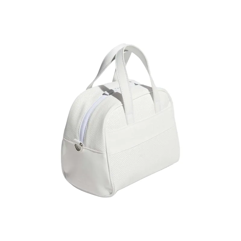 Adidas Polyurethane Artificial Leather Bonded Handbag Women's White-2