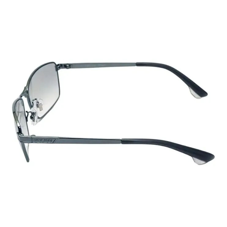 Police Rectangular Sunglasses Men's Black-4