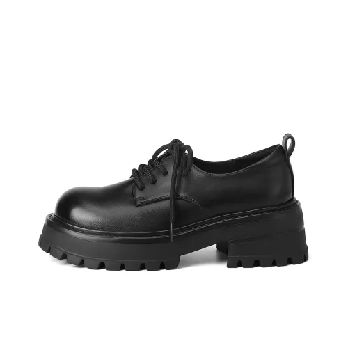 PIERCE GENTRY Loafers Women's Black/Light Coffee