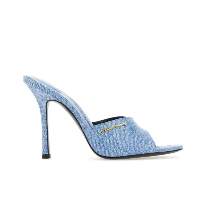 Alexander Wang Slide Slippers Women's Blue-1