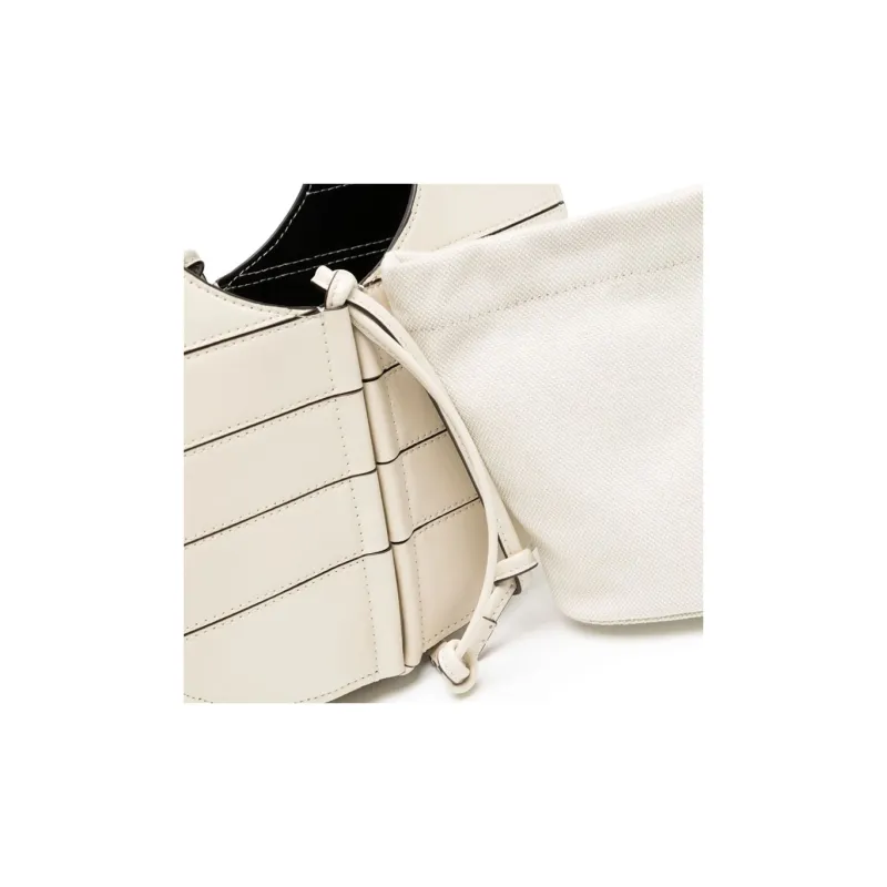 Staud Slatted Moon Leather Shoulder Bag-2