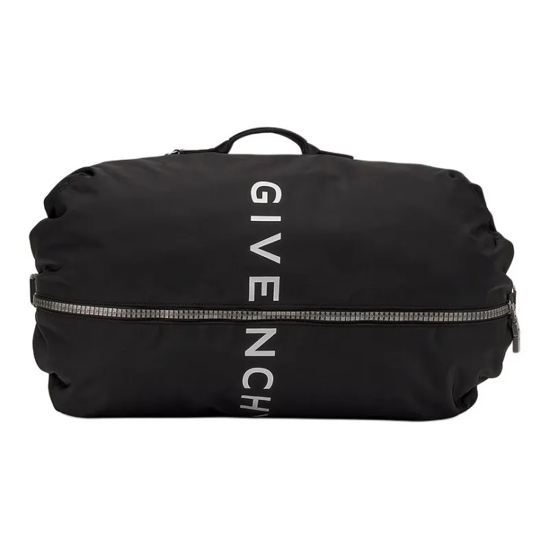 GIVENCHY 4G Nylon Fabric Backpack Large Size Men's Black-5