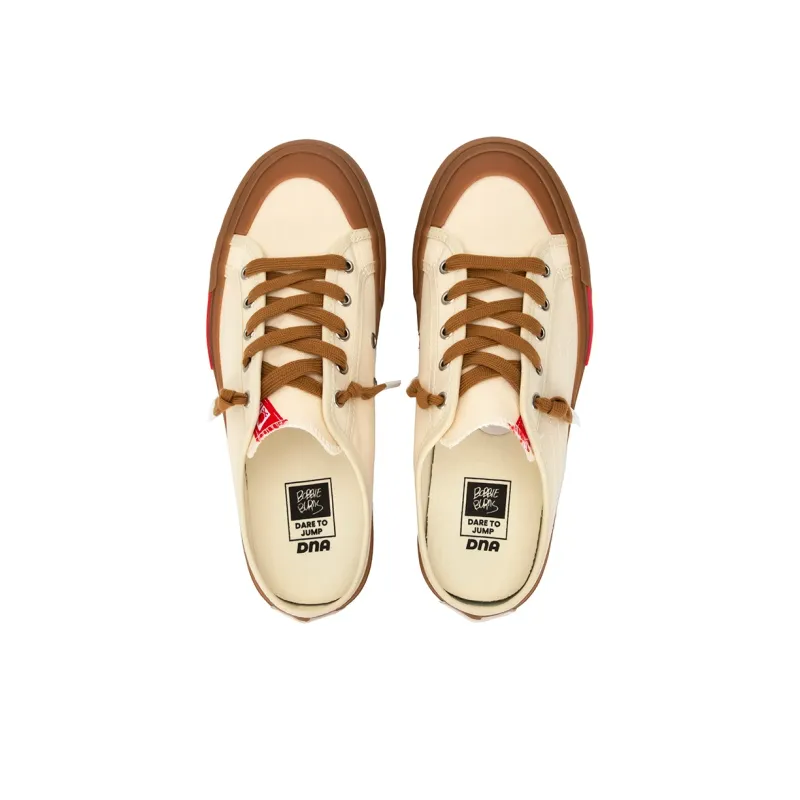 BOBBIE BURNS Balance Low Top Canvas Shoes Unisex Beige Yellow-3