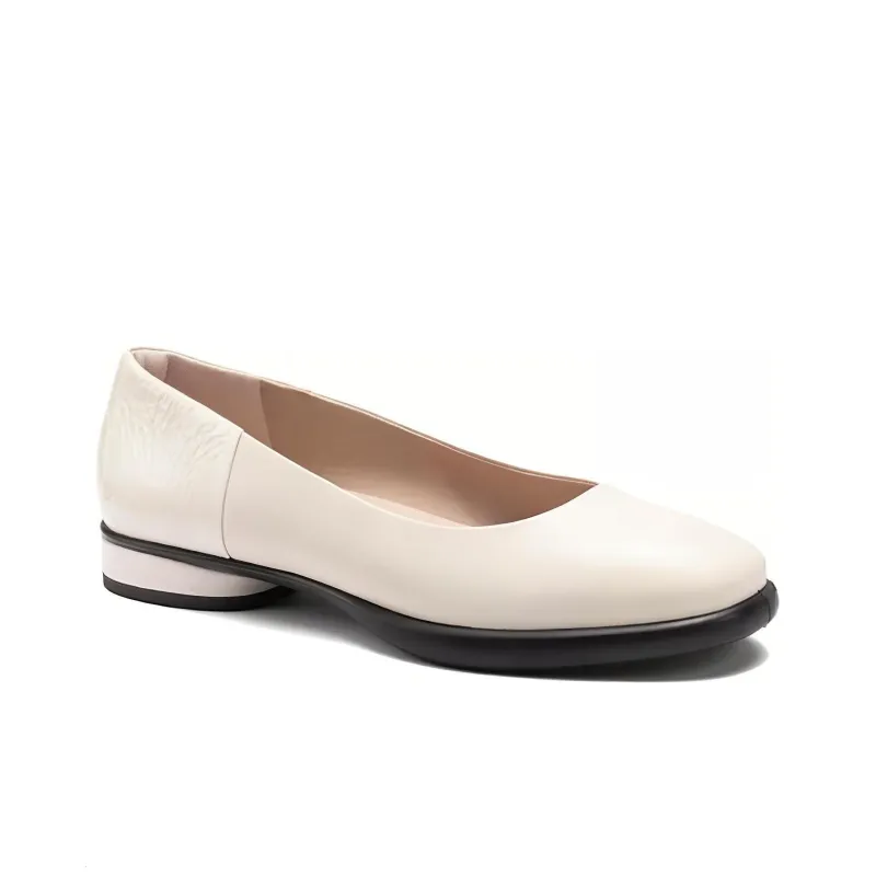 Ecco Casual Single Shoes 2cm Women's White-1