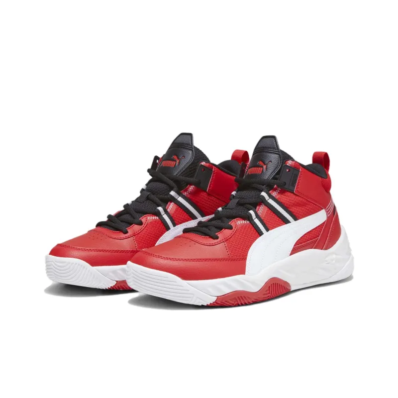 PUMA REBOUND Future NextGen Slip Resistant Low Top Casual Shoes Unisex Red White Black-2