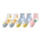 2 Blue, 2 White, 1 Yellow, 1 Pink