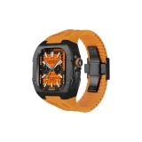 Black Case Orange Strap