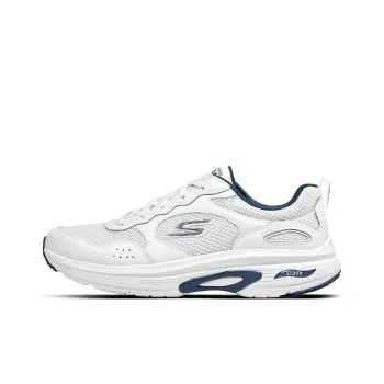 Skechers Cushioning Low Top Casual Running Shoes Men's White