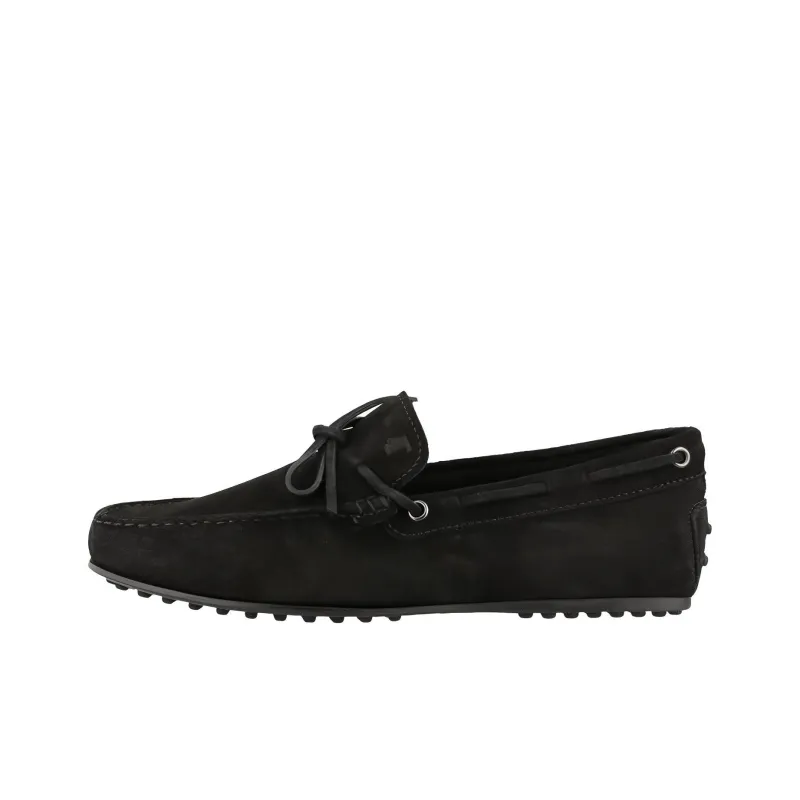 TOD'S Gommino Loafers Men Low Top Black-0