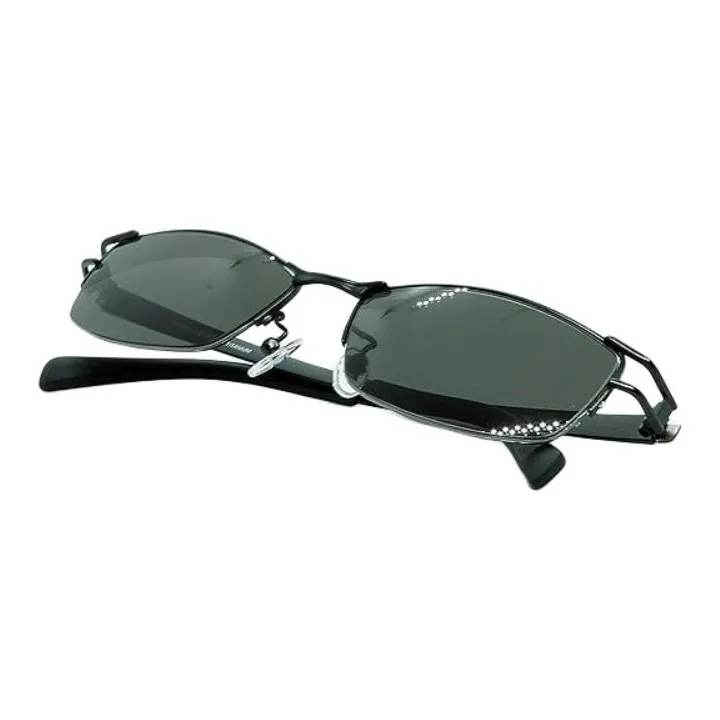 Police Titanium Irregular Shape Sunglasses Unisex Black-3