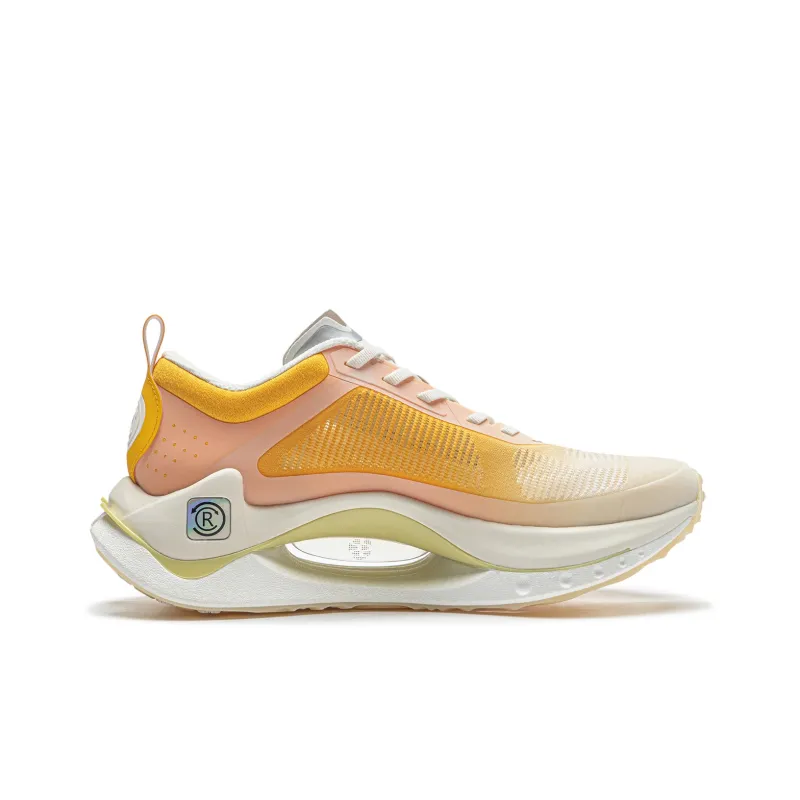 LiNing Jueying CRC Cushioning Rebound Low Top Running Shoes Men's Vanilla Yellow-1