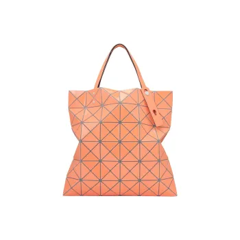 ISSEY MIYAKE Polyvinyl Chloride Resin Tote Bag Shopping Bag Handbag Women's Orange