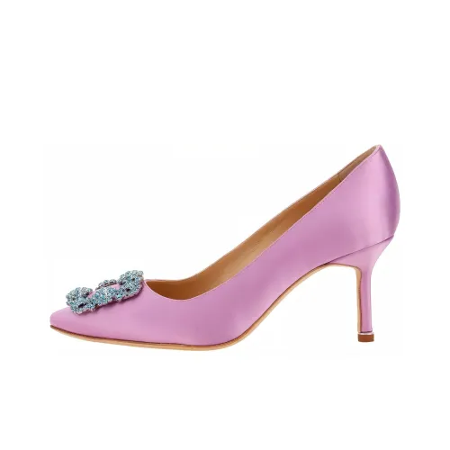 MANOLO BLAHNIK Hangisi 80mm Satin Pumps