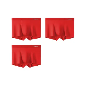VIM TREE Underpants Men's 3 Pack Red