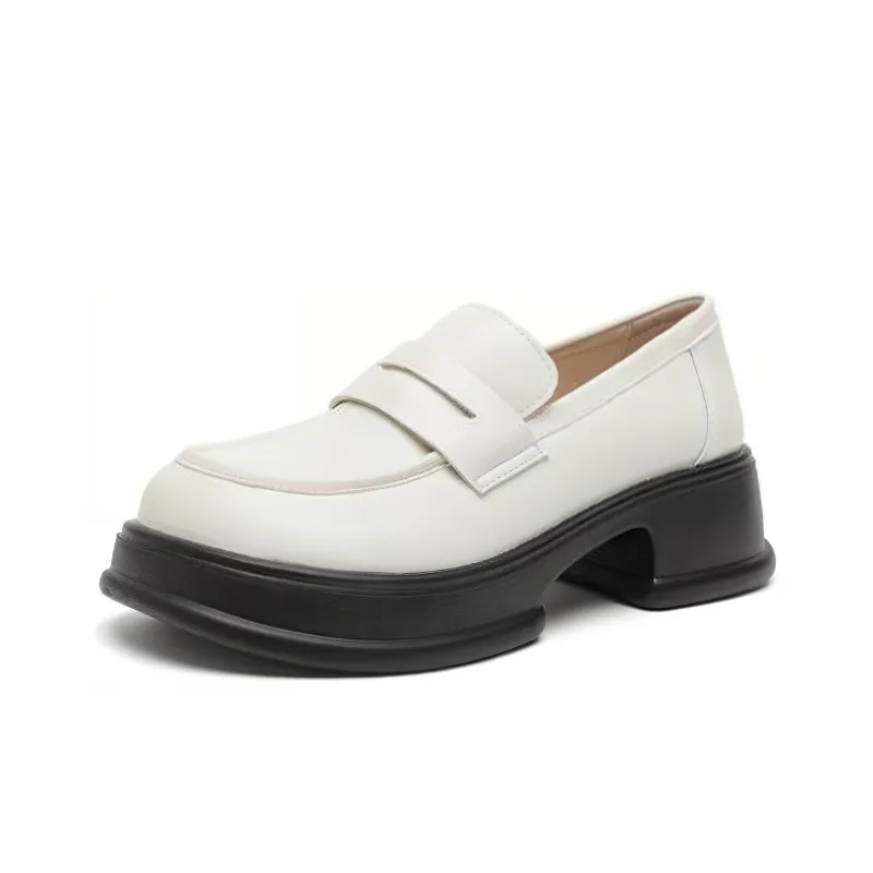 DAPHNE Loafers Women's Black/Beige-3