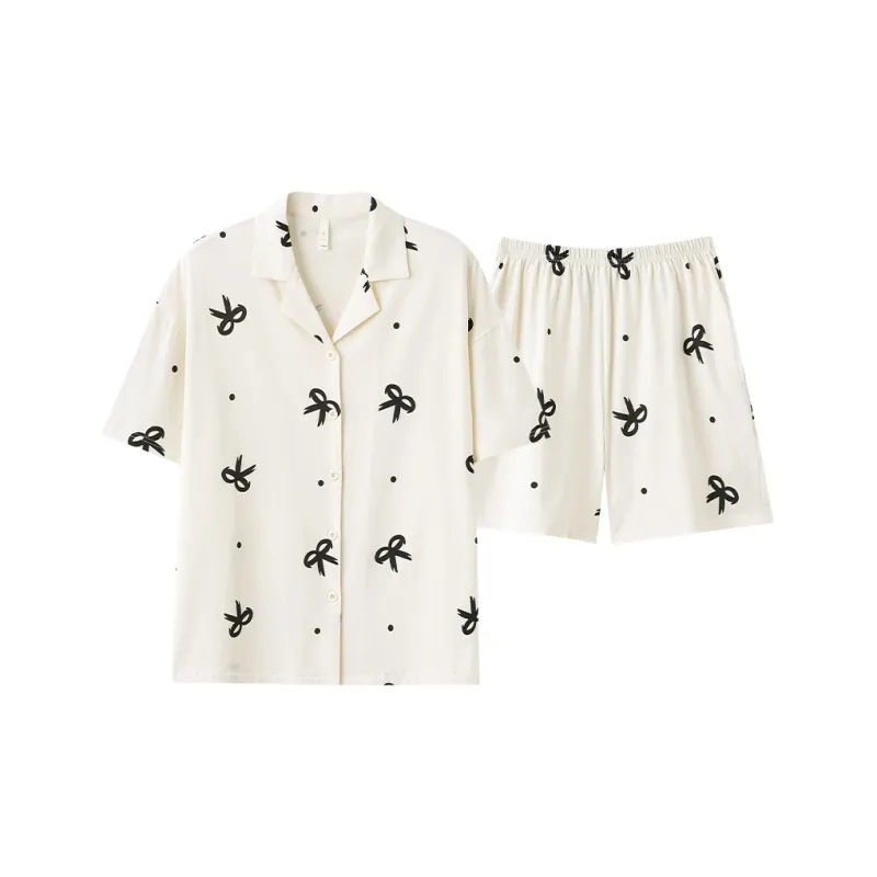 PBENO PD Pajama Set Women's White-0