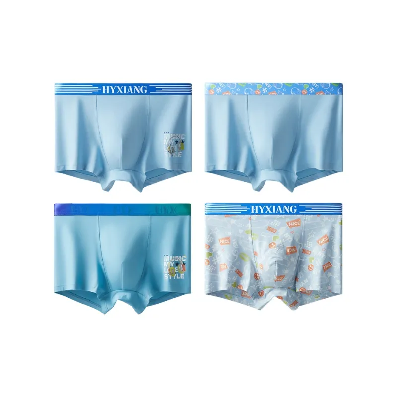H YXIANG Underpants Men's 4 Pack-9