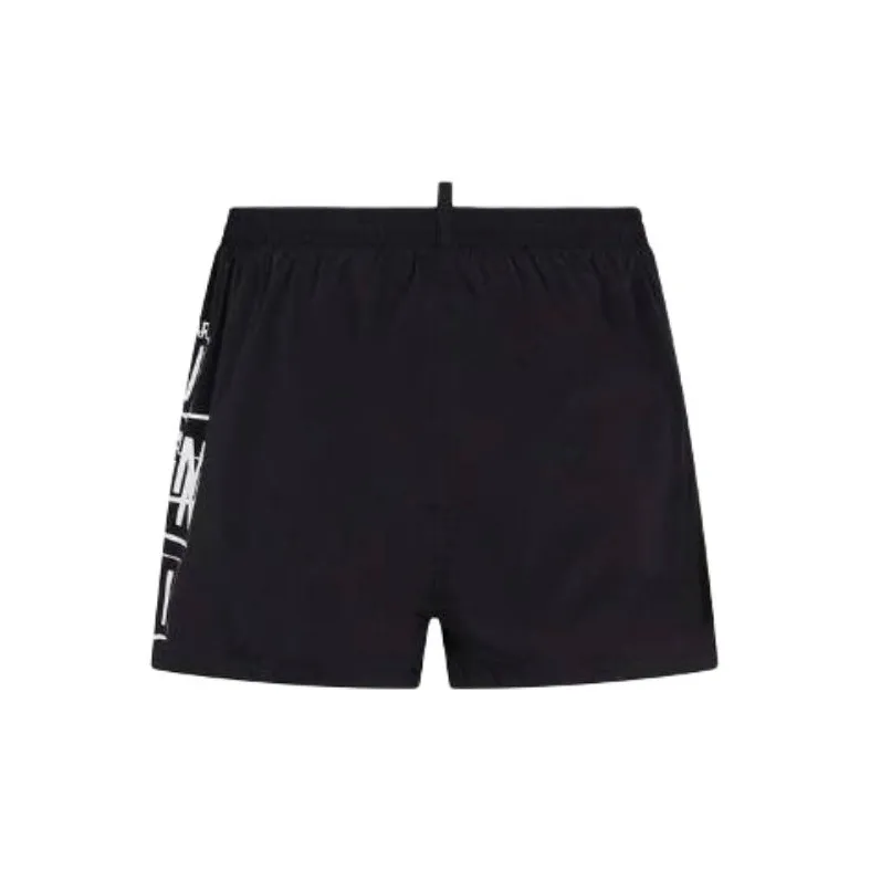 DSQUARED 2 Icon Logo Printed Drawstring Swim Shorts-1