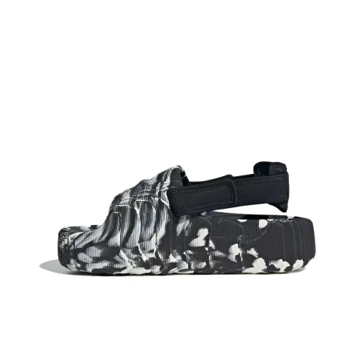 Adidas Originals ADILETTE 22 XLG Strap Sandals Women's Black White