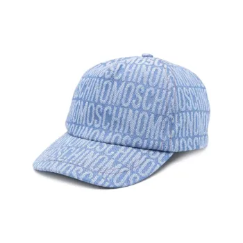 MOSCHINO Logo jacquard Two tone Baseball Cap