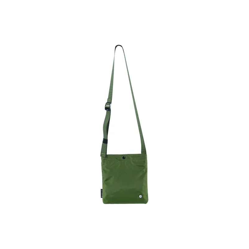 FREQUENTFLYER Fashion Power Series Nylon Shoulder Bag Crossbody Bag Small Size Unisex Ivy Green-0