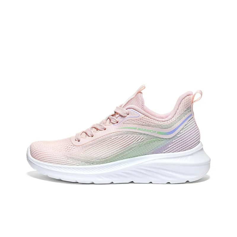 Warrior Breathable Lightweight Low Top Casual Running Shoes Women's Pink-0