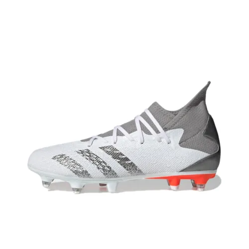 adidas ilana backpack girls with women.3 Soft Ground Boots Anti-Slip And Wear-Resistant Coverage Soccer Shoes Men's White Gray